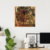 Studie van dennenbomen door Vincent van Gogh Poster (Thuiskantoor)