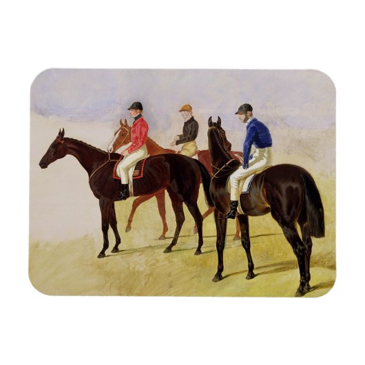 Studie van Drie Steeplechase Cracks: Allen McDonou Magneet (Horizontaal)