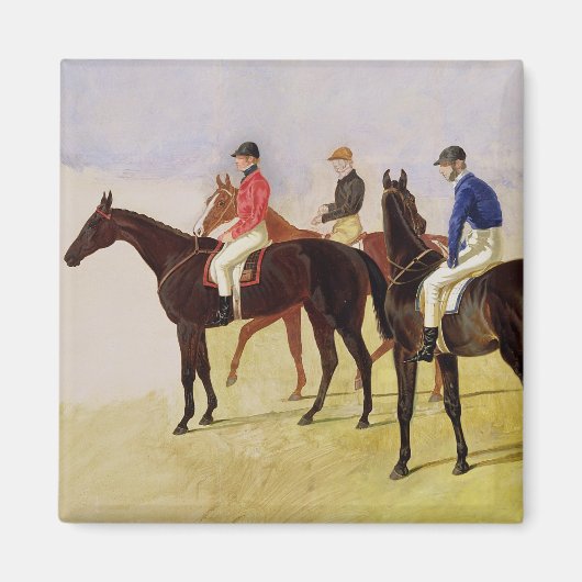 Studie van Drie Steeplechase Cracks: Allen McDonou Magneet (Voorkant)