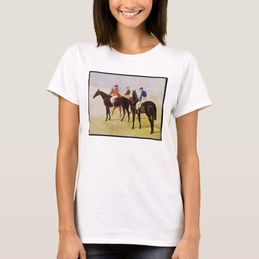 Studie van Drie Steeplechase Cracks: Allen McDonou T-shirt (Voorkant)