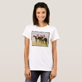 Studie van Drie Steeplechase Cracks: Allen McDonou T-shirt (Voorkant volledig)