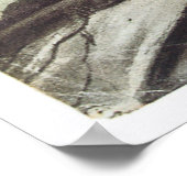 Studie van een boom van Vincent Van Gogh Poster (Hoek)