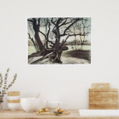 Studie van een boom van Vincent Van Gogh Poster (Keuken)