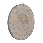 Studie van een Crouching Fox (door John Frederick  Dartbord (Voorkant Links)