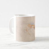 Studie van een Crouching Fox (door John Frederick Koffiemok (Voorkant links)