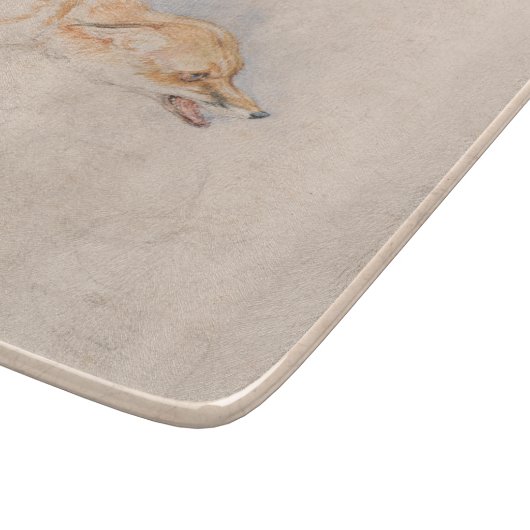 Studie van een Crouching Fox (door John Frederick Snijplank (Hoek)