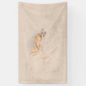 Studie van een Crouching Fox (door John Frederick Spandoek (Verticaal)