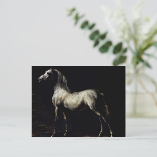 Studie van een Dapple Grey Briefkaart (Staand voorkant)