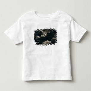Studie van een gekloonde Moonlit Sky (zwart wassen Kinder Shirts