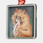 Studie van een Ginger Cat van Louis Wain Metalen Ornament (Links)