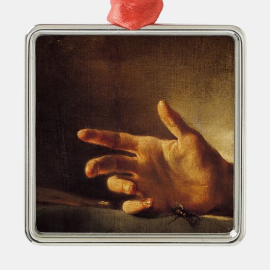 Studie van een hand metalen ornament (Voorkant)