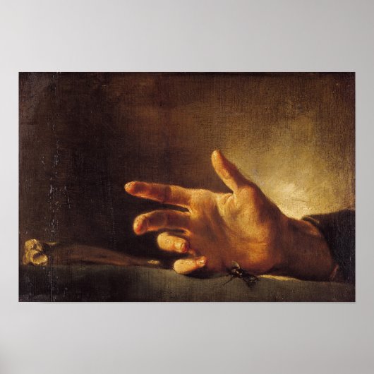 Studie van een hand poster (Voorkant)