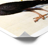 Studie van een Helmeted Curassow, Arcimboldo Poster (Hoek)