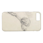 Studie van een hond, 1794 (potlood op papier) Case-Mate iPhone case (Achterkant (Horizontaal))