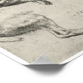 Studie van een hond, Leonardo Da Vinci Poster (Hoek)