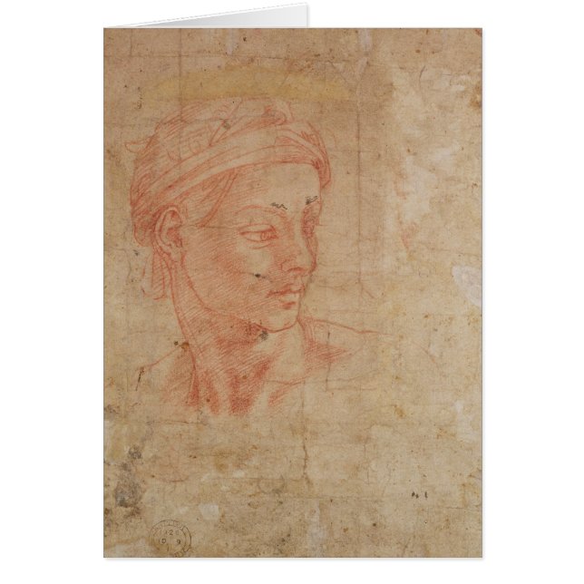 Studie van een hoofd (Voorkant)