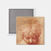 Studie van een hoofd magneet (Voorkant / Achterkant)