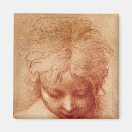 Studie van een hoofd magneet (Voorkant)