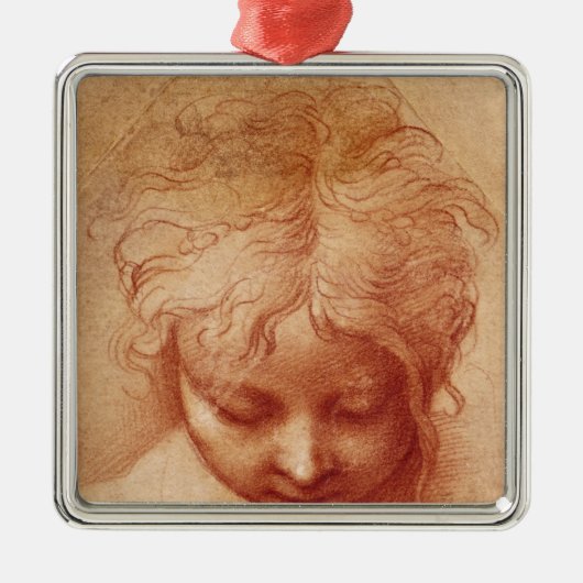 Studie van een hoofd metalen ornament (Voorkant)