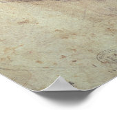 Studie van een hoofd poster (Hoek)