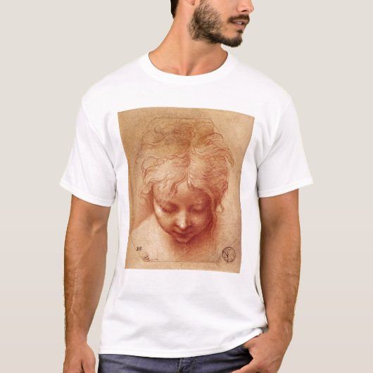 Studie van een hoofd t-shirt (Voorkant)
