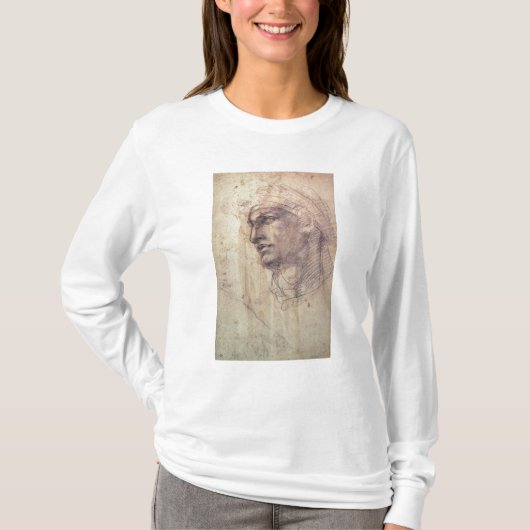 Studie van een hoofd t-shirt (Voorkant)