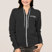 Studie van een jonge vrouw - Zip Hoodie (Voorkant)