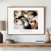 Studie van een kat | Katzenstudien (1909) August M Poster