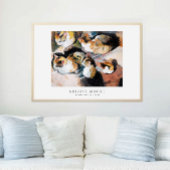 Studie van een kat | Katzenstudien (1909) August M Poster