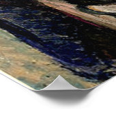 Studie van een kat, kunstschilderij (geen lijst) poster (Hoek)