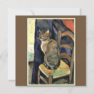 Studie van een kat van Suzanne Valadon
