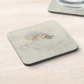 Studie van een kringende Fox, naar rechts gericht: Drankjes Onderzetter (Linkerzijde)