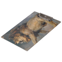 Studie van een Leeuw (door Edwin Henry Landseer) Klembord