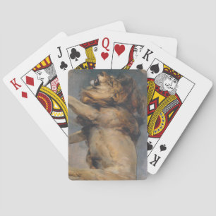 Studie van een leeuw (door Edwin Henry Landseer) Pokerkaarten