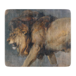 Studie van een Leeuw (door Edwin Henry Landseer) Snijplank