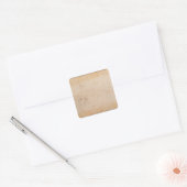 Studie van een mannelijk hoofd vierkante sticker (Envelop)