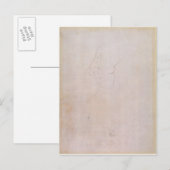 Studie van een mannelijke romp briefkaart (Voorkant / Achterkant)