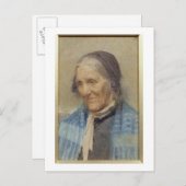 Studie van een oude vrouw, 1912 (m/vc op papier) briefkaart (Voorkant / Achterkant)