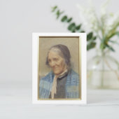 Studie van een oude vrouw, 1912 (m/vc op papier) briefkaart (Staand voorkant)