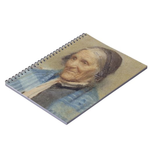 Studie van een oude vrouw, 1912 (m/vc op papier) notitieboek (Linkerzijde)