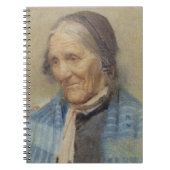 Studie van een oude vrouw, 1912 (m/vc op papier) notitieboek (Voorkant)
