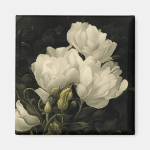 Studie van een Peony Flower Magneet