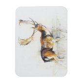 Studie van een Stag Magneet (Verticaal)