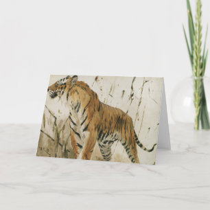 Studie van een tijger   Wilhelm Kuhnert Kaart