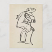 Studie van een Vrouw Figuur Henri Gaudier-Brzeska  Briefkaart (Voorkant)