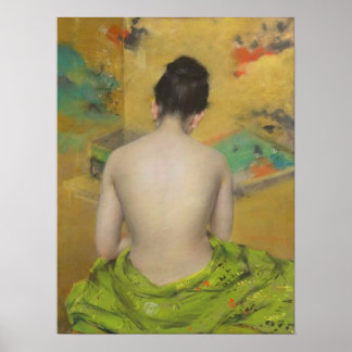 Studie van Flesh Color and Gold naar Wm Merritt Ch Poster