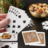 Studie van geiten (tekening) pokerkaarten (Insitu)