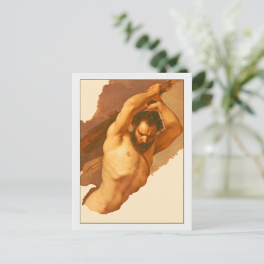 Studie van Giuseppe Bezzuoli naar de afbeelding va Briefkaart (Staand voorkant)