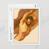 Studie van Giuseppe Bezzuoli naar de afbeelding va Briefkaart (Voorkant / Achterkant)