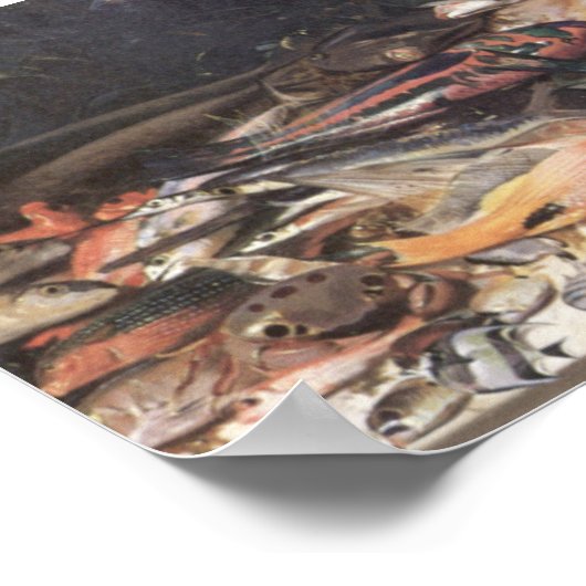 "Studie van Hawaiian Fish" - Poster Hubert Vos (Hoek)